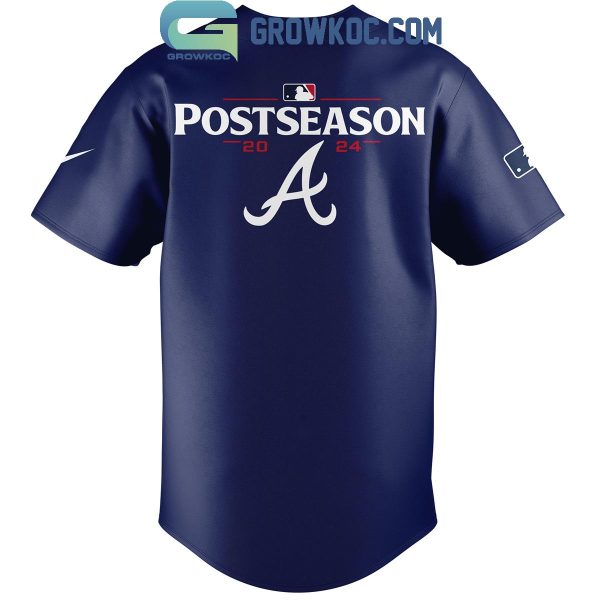 Atlanta Braves 2024 MLB Postseason Locker Room Baseball Jersey