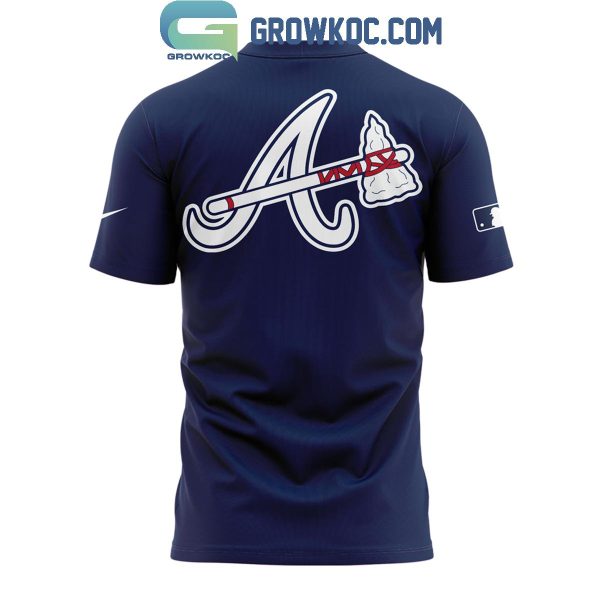 Atlanta Braves 2024 MLB Postseason Locker Room Hoodie T-Shirt