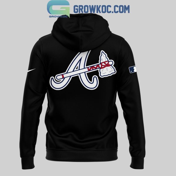 Atlanta Braves October Ready 2024 MLB Postseason Hoodie T-Shirt Black Design