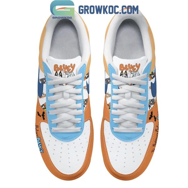 Bluey Halloween The Nightmare Before Bluey Booey Air Force 1 Shoes