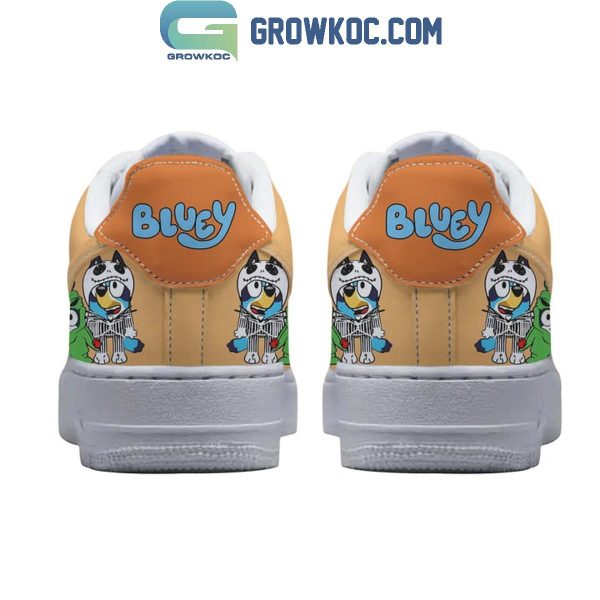 Bluey Halloween The Nightmare Before Bluey Booey Air Force 1 Shoes