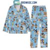 Bluey Halloween The Nightmare Before Christmas White Polyester Pajamas Set