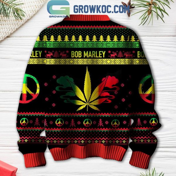 Bob Marley Everything Little Thing Is Gonna Be Alright Christmas Ugly Sweater