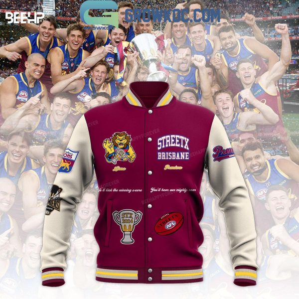 Brisbane Lions 2024 Premiers Champions Baseball Jacket