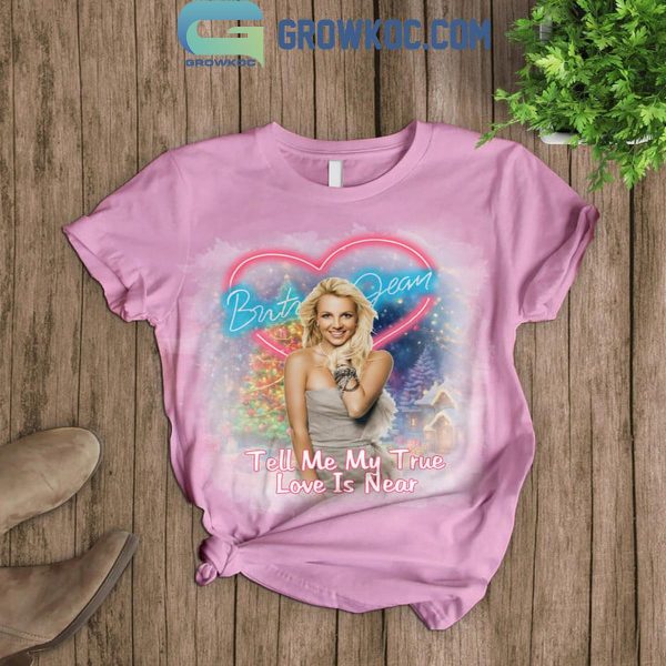 Britney Spears Tell Me My True Love Is Near Fleece Pajamas Set