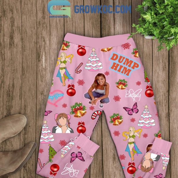 Britney Spears Tell Me My True Love Is Near Fleece Pajamas Set