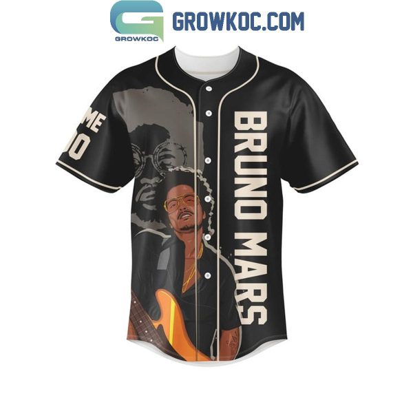 Bruno Mars Silk Sonic Personalized Baseball Jersey