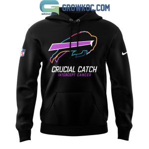 Buffalo Bills 2024 NFL Crucial Catch For Intercept Cancer Hoodie T-Shirt