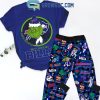 Dallas Cowboys Christmas Grinch 2024 I Hate People But Love Cowboys Fleece Pajamas Set