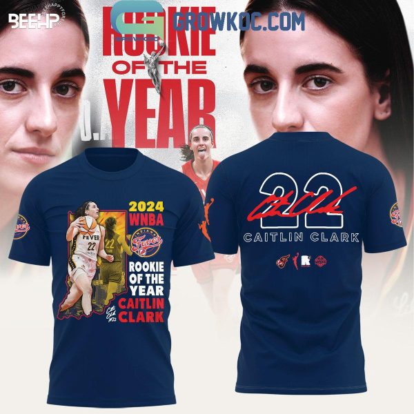 Caitlin Clark 2024 WNBA Rookie Of The Year Indiana Fever Hoodie T-Shirt