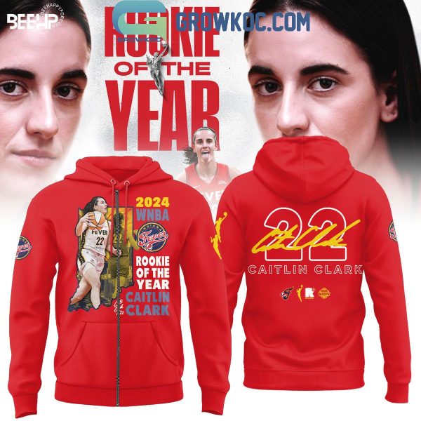 Caitlin Clark 2024 WNBA Rookie Of The Year Indiana Fever Hoodie T-Shirt