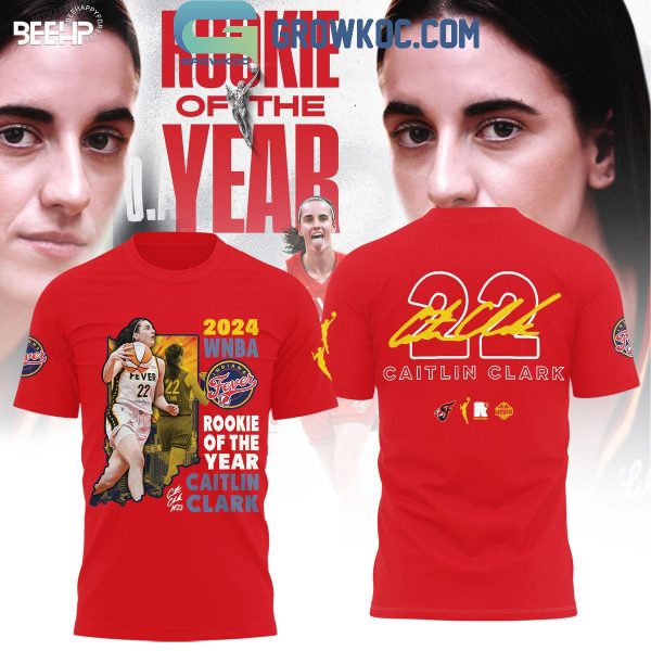 Caitlin Clark 2024 WNBA Rookie Of The Year Indiana Fever Hoodie T-Shirt