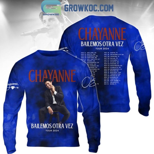 Chayanne Bailemos Otra Vez Tour 2024 Hoodie T-Shirt