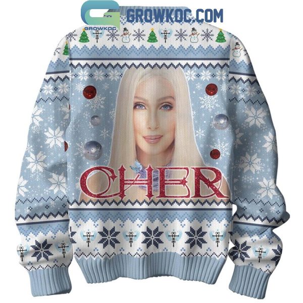 Cher Merry Christmas 2024 Ugly Sweater