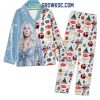 Bob Dylan Rockin’ Roll Merry Dylanmas Christmas Polyester Pajamas Set