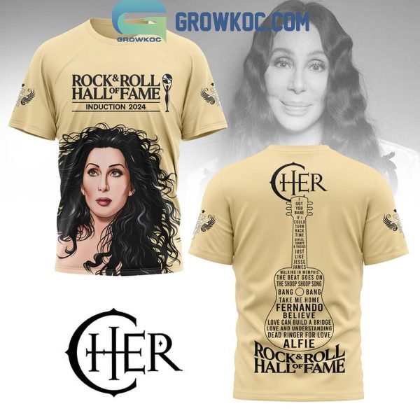 Cher Rock And Roll Hall Of Fame Introduction 2024 Hoodie T-Shirt Yellow