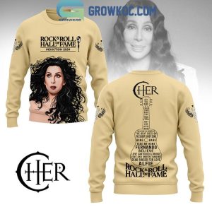 Cher Rock And Roll Hall Of Fame Introduction 2024 Hoodie T-Shirt Yellow