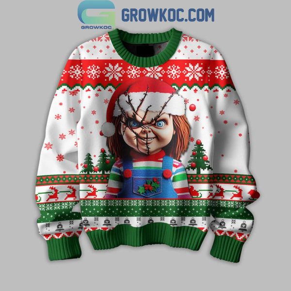 Chucky Wanna Play In Christmas Ugly Sweater