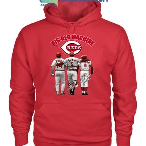 Cincinnati Reds Big Red Machine Peter Rose Johnny Bench Joe Morgan T-Shirt