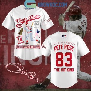 Cincinnati Reds In Loving Memory Pete Rose The Hit King 1941-2024 Baseball Jersey