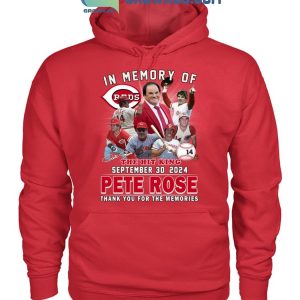 Cincinnati Reds In Memory Of The Hit King Peter Rose 2024 T-Shirt