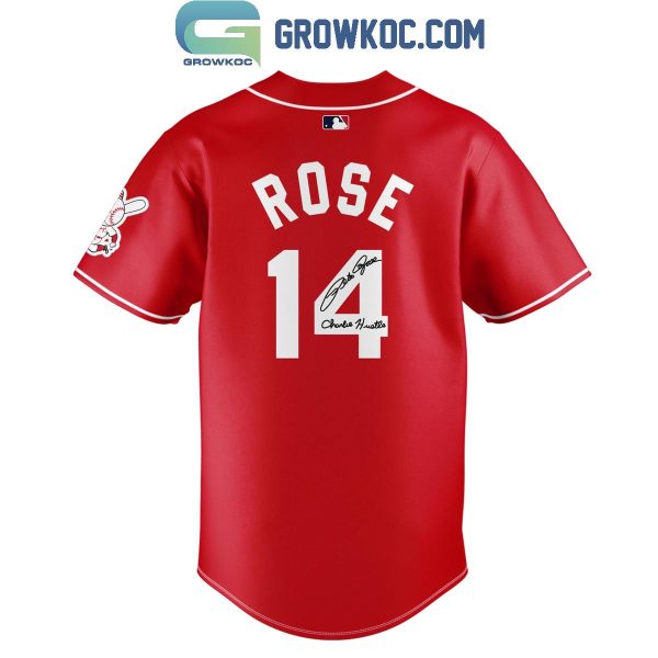 Cincinnati Reds Pete Rose 1941-2024 Forever Fan Baseball Jersey