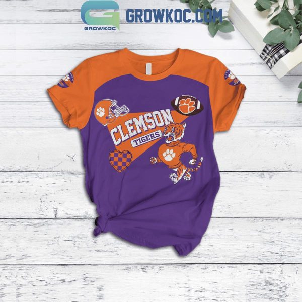 Clemson Tigers Believe We Can Win In Christmas 2024 Fleece Pajamas Set