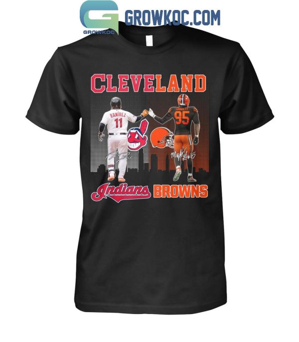 Cleveland Indians Guardians Cleveland Browns Proud Of The State T-Shirt