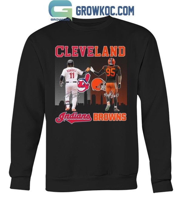 Cleveland Indians Guardians Cleveland Browns Proud Of The State T-Shirt