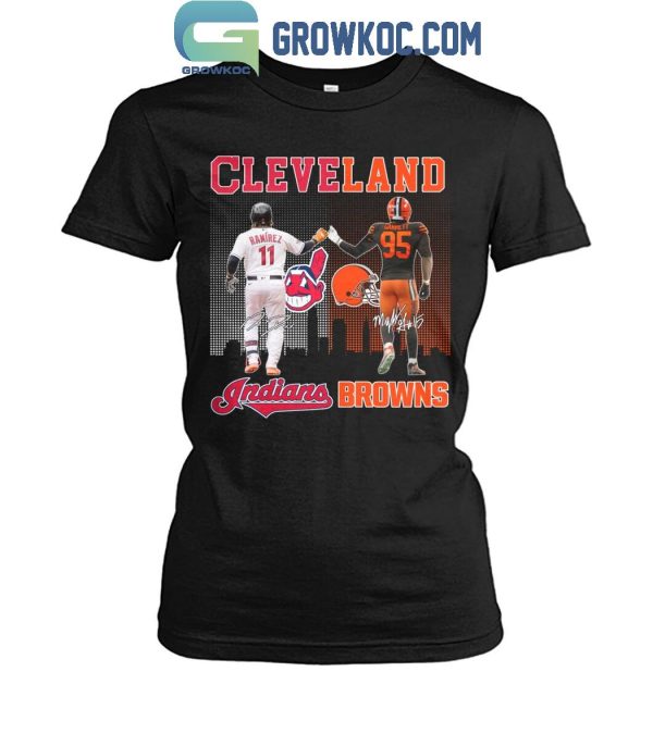 Cleveland Indians Guardians Cleveland Browns Proud Of The State T-Shirt