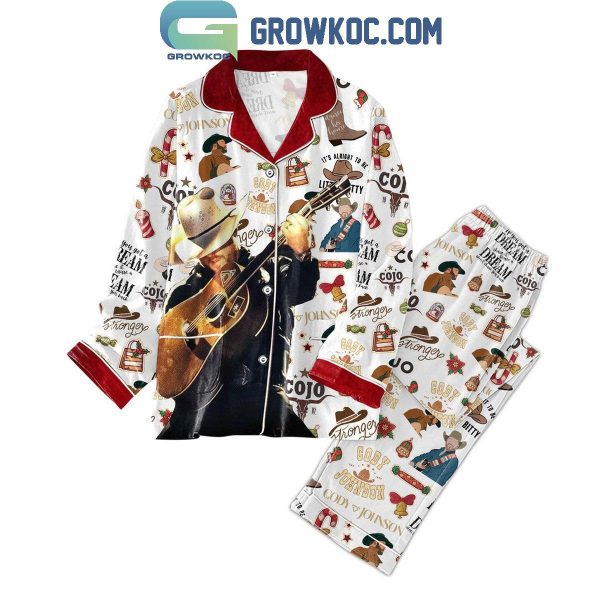 Cody Johnson If You Got A Dream Chase It Christmas Polyester Pajamas Set