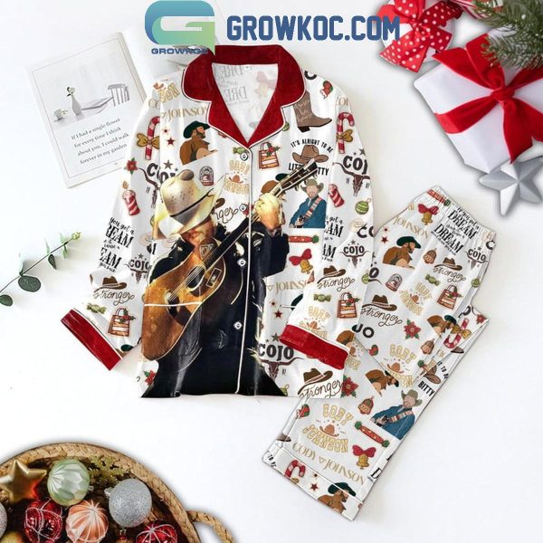 Cody Johnson If You Got A Dream Chase It Christmas Polyester Pajamas Set