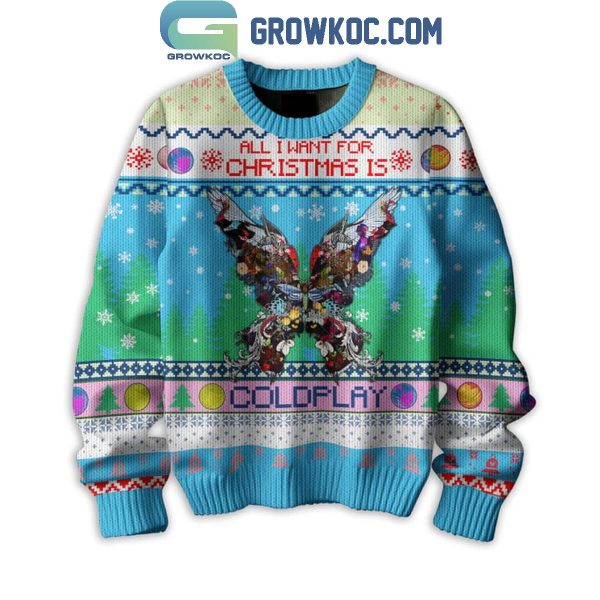 Coldplay Everyone Is An Alien Somewhere 2024 Christmas Ugly Sweater