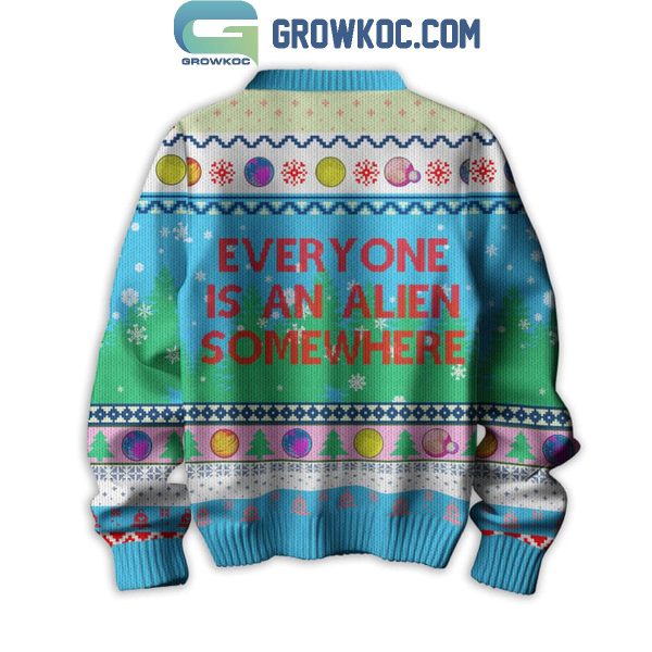 Coldplay Everyone Is An Alien Somewhere 2024 Christmas Ugly Sweater