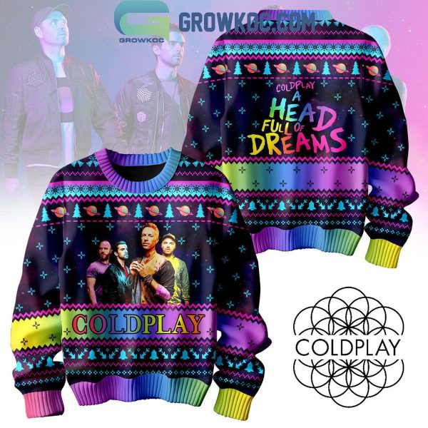 Coldplay In Christmas A Head Full Of Dreams Ugly Sweater