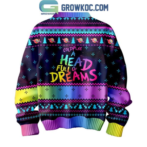 Coldplay In Christmas A Head Full Of Dreams Ugly Sweater