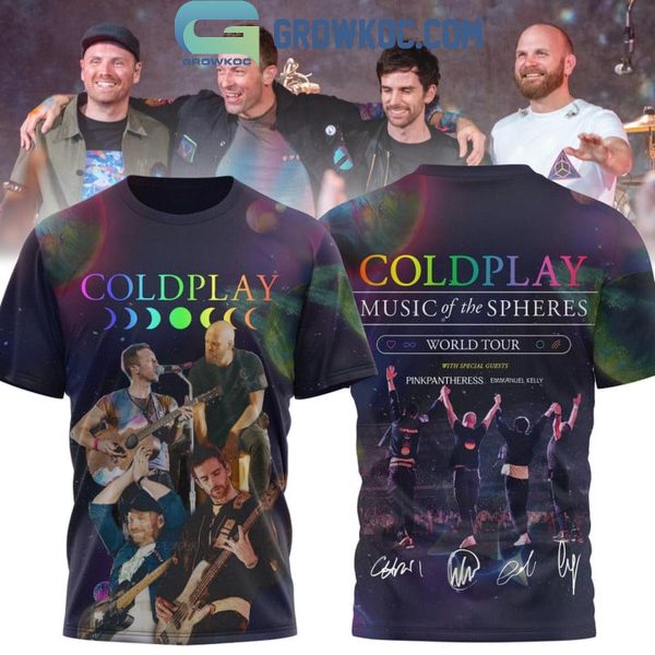 Coldplay Music Of The Sphere World Tour With Pinkpantheress 2024 Hoodie T-Shirt