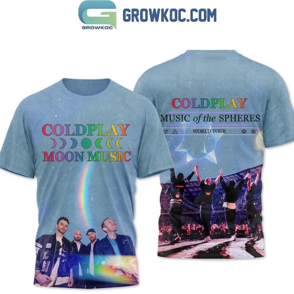 Coldplay Music Of The Spheres World Tour 2024 Up And Up Hoodie T-Shirt