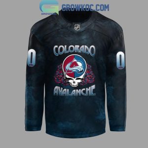 Colorado Avalanche Grateful Dead Night 2024 Edition Personalized Hockey Jersey