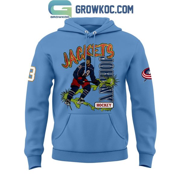 Columbus Blue Jackets In Loving Memory Of Johnny Gaudreau Forever Hoodie T-Shirt