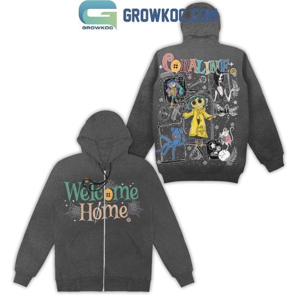 Coraline Halloween Welcome Home Sweet Home Hoodie T-Shirt