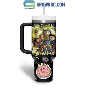 Coraline Halloween Welcome Home Sweet Home Personalized 40oz Tumbler