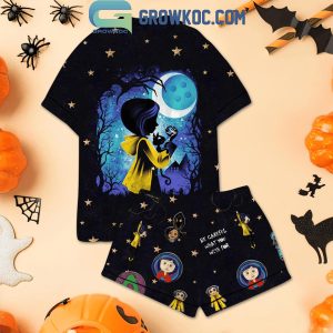 Coraline The Braver You Are The More You’ll See Welcome Home Polyester Pajamas Set