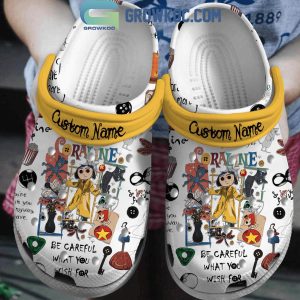 Coraline You Are Scared But You Do It Anyway Personalized Crocs Clogs