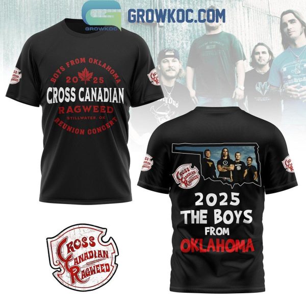 Cross Canadian Ragweed 2025 The Boys From Oklahoma Hoodie T-Shirt