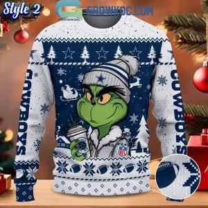 Dallas Cowboys Grinch Stolen Christmas 2024 Grinchmas Ugly Sweater