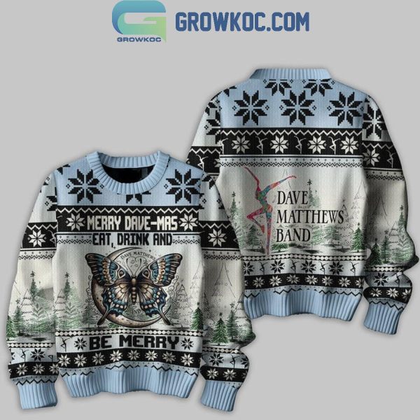 Dave Matthews Band 2024 Merry Dave-mas Christmas Ugly Sweater