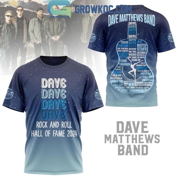 Dave Matthews Band Dave Dave Dave Rock And Roll In Christmas Hoodie T-Shirt