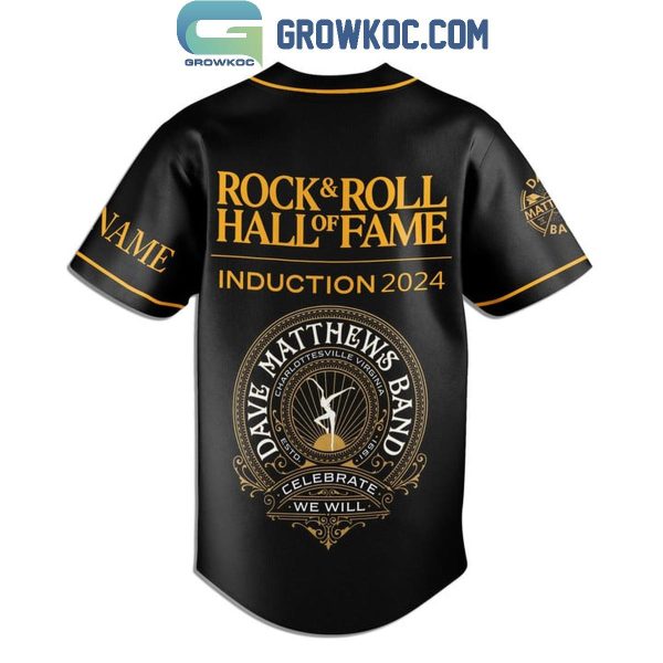 Dave Matthews Band Introduction Of Rock And Roll 2024 Personalized Baseball Jersey