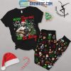 Dave Matthews Band Rocking Christmas Blue Fleece Pajamas Set